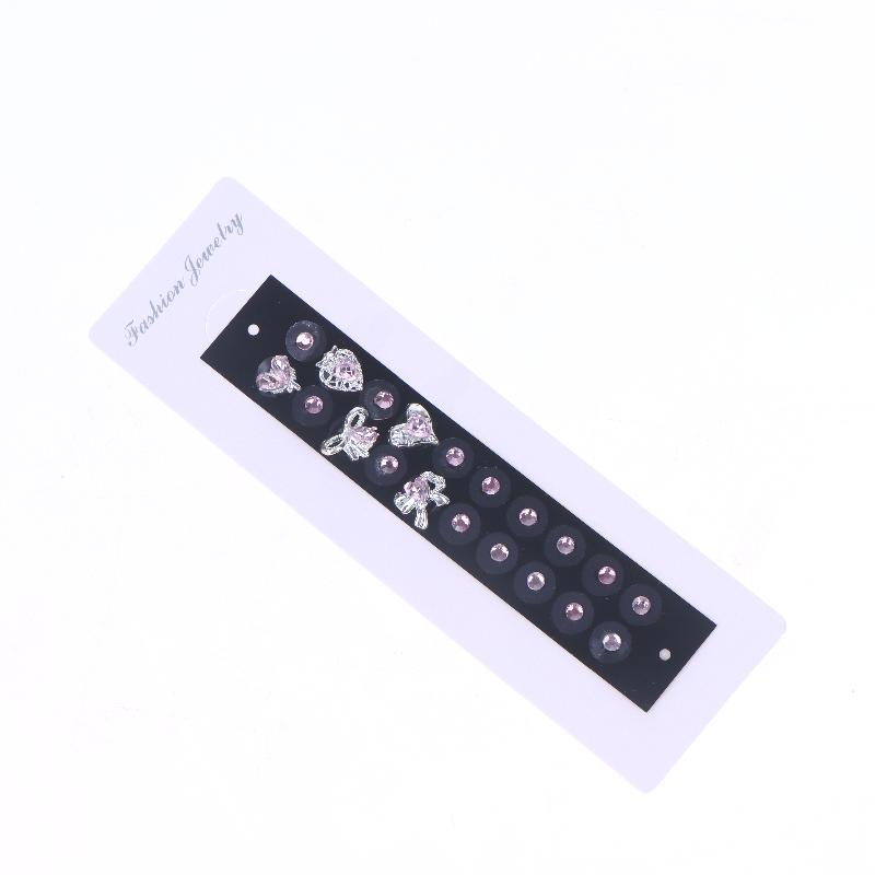 20Pcs/Sheet  Heart Bow  Ear Point Stickers Ear Pressure Stick Acupuncture Auricular Ear Stickers Massage