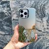 Case For iPhone 13 Mini 12 Pro Max 15 14 11 16 Pro Max Plus Aesthetic Cute Ghost Art Shockproof Matte Laser Back Covers