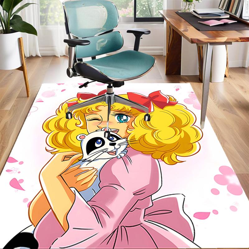 1pc Candy Candy2 Design Area Rug - Non-Slip, Soft & Cozy Floor Mat for Living Room, Bedroom, Office - Indoor/Outdoor Decorative Carpet