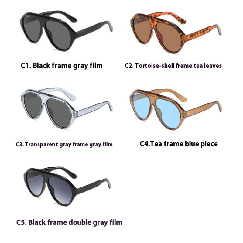 Vintage Punk Pilot Sunglasses Goggle Woman Men Retro Stylish Uv400 Protection Sun Glasses Female Outdoor Shades Eyewear