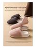 Detachable Winter Indoor Non-Slip Furry Velvet Waterproof Slippers for Couples