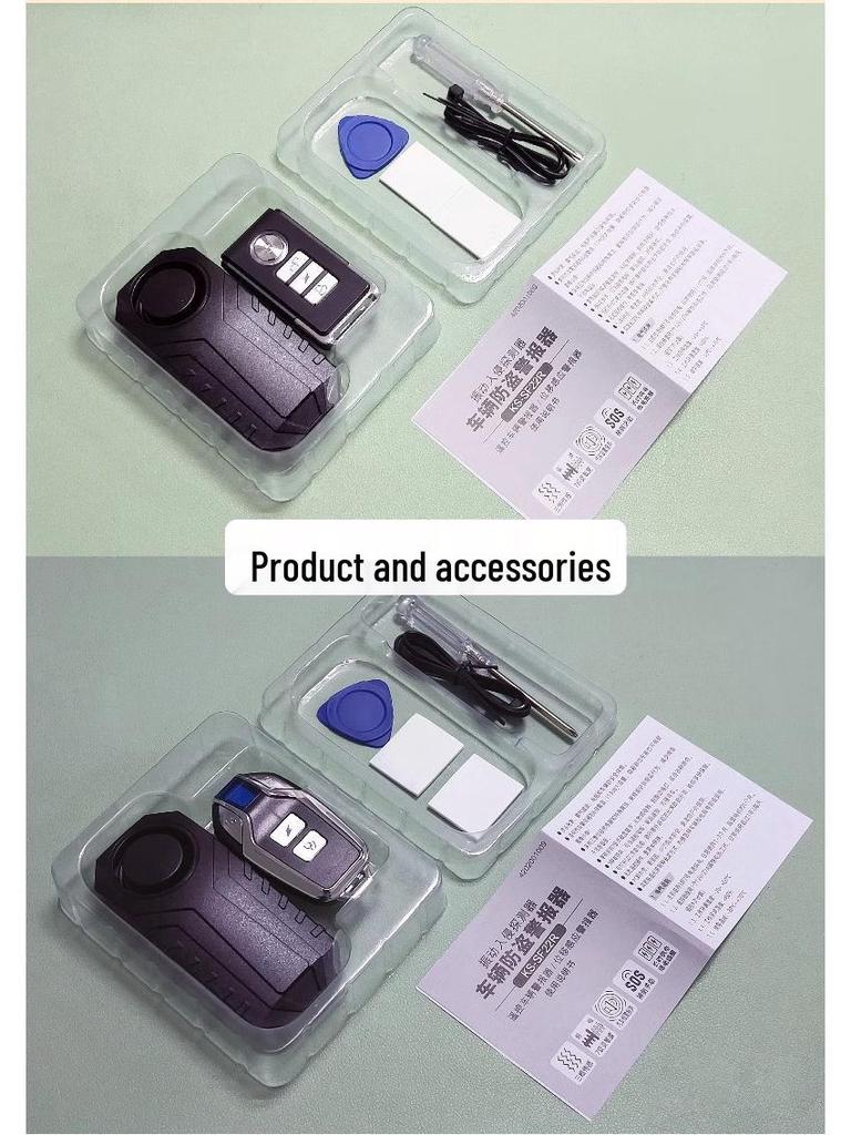 Wireless Bicycle Anti-Theft Alarm with Extra Loud Volume
