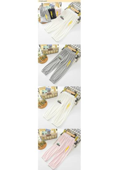 Kids' Anti-Mosquito Cotton Pants: Summer Cool, Lightweight, Versatile Casual Wear for Boys and Girls