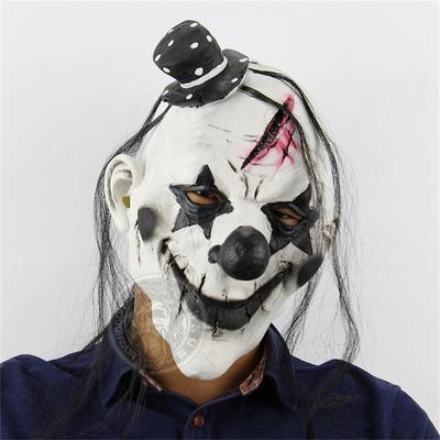 Demon Clown Latex Horror Mask Halloween Scary Ghost Funny Mask Halloween Decoration Party Costume Props