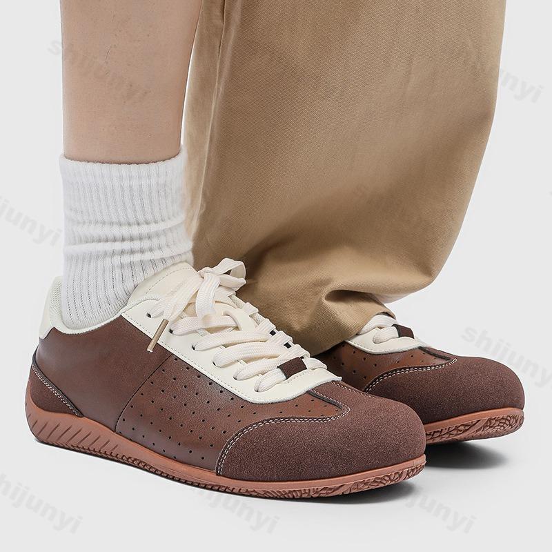 2026 Autumn New Men's Retro Design Low Top Casual Sports Shoes Fashi Trend Versatile Comfortable N Slip Flat Soled Sneakers