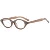 Retro Cat Eye Anti-Blue Light Glasses: Oval, Myopia-friendly Nerd Eyeglass Frames with Small, Fashionable Flair.