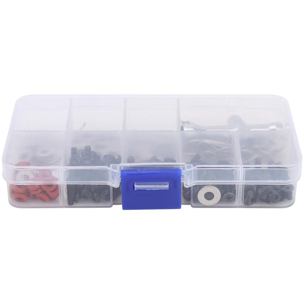 270Pcs RC Metal Screw Accessory Replacement Kit Fit for 1/8 1/10 Remote Control Car