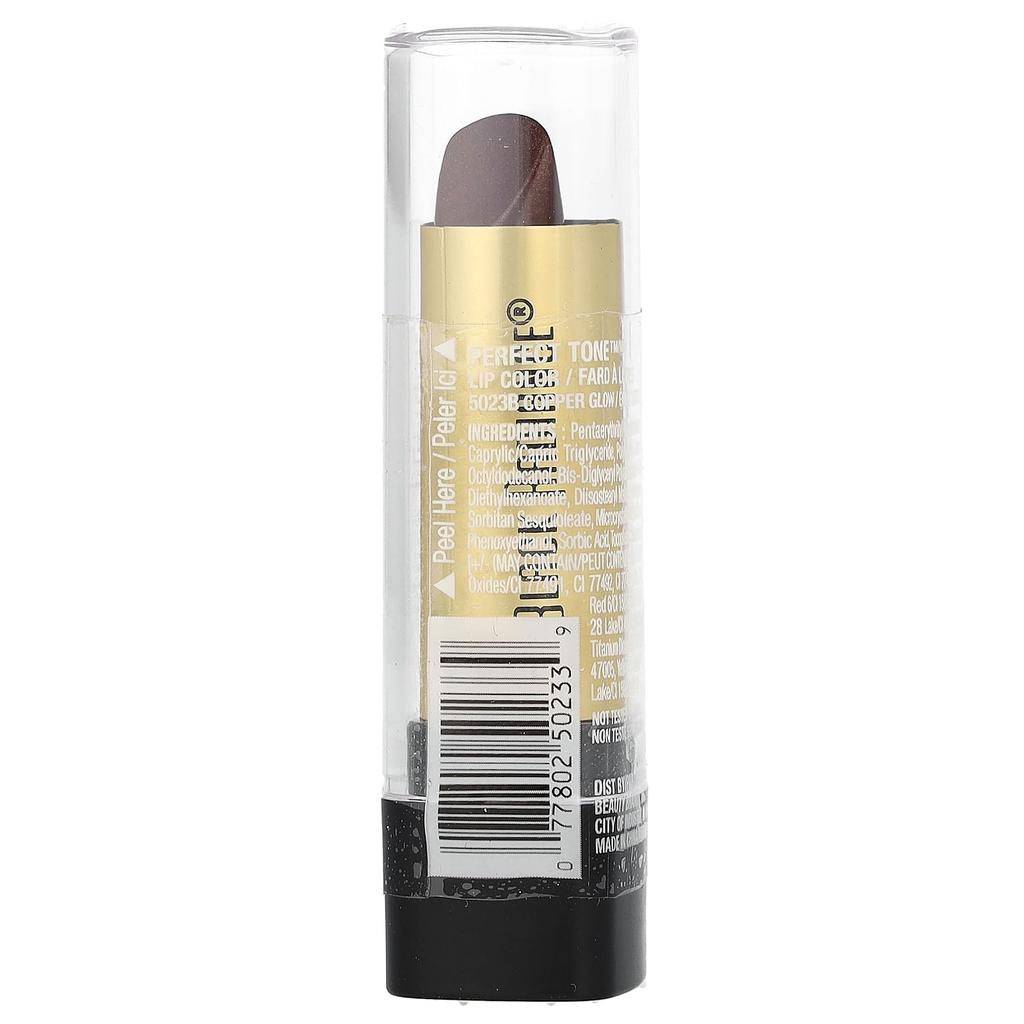 Black Radiance, Perfect Tone Lip Color, 5023B Copper Glow, 3.6 g (0.13 oz)