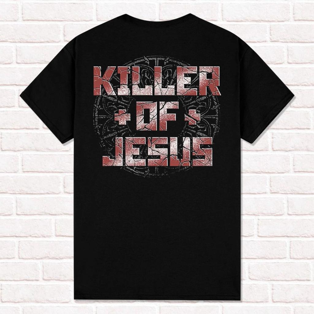 Kreator Black T-Shirt Killer of Jesus Thrash Metal Heavy Metal Summer Cotton Men Women Top Tee Streetwear Harajuku O-Neck HipHop