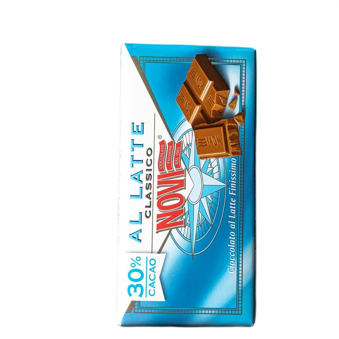 Gluténmentes tejcsokoládé al latte 100g - novi