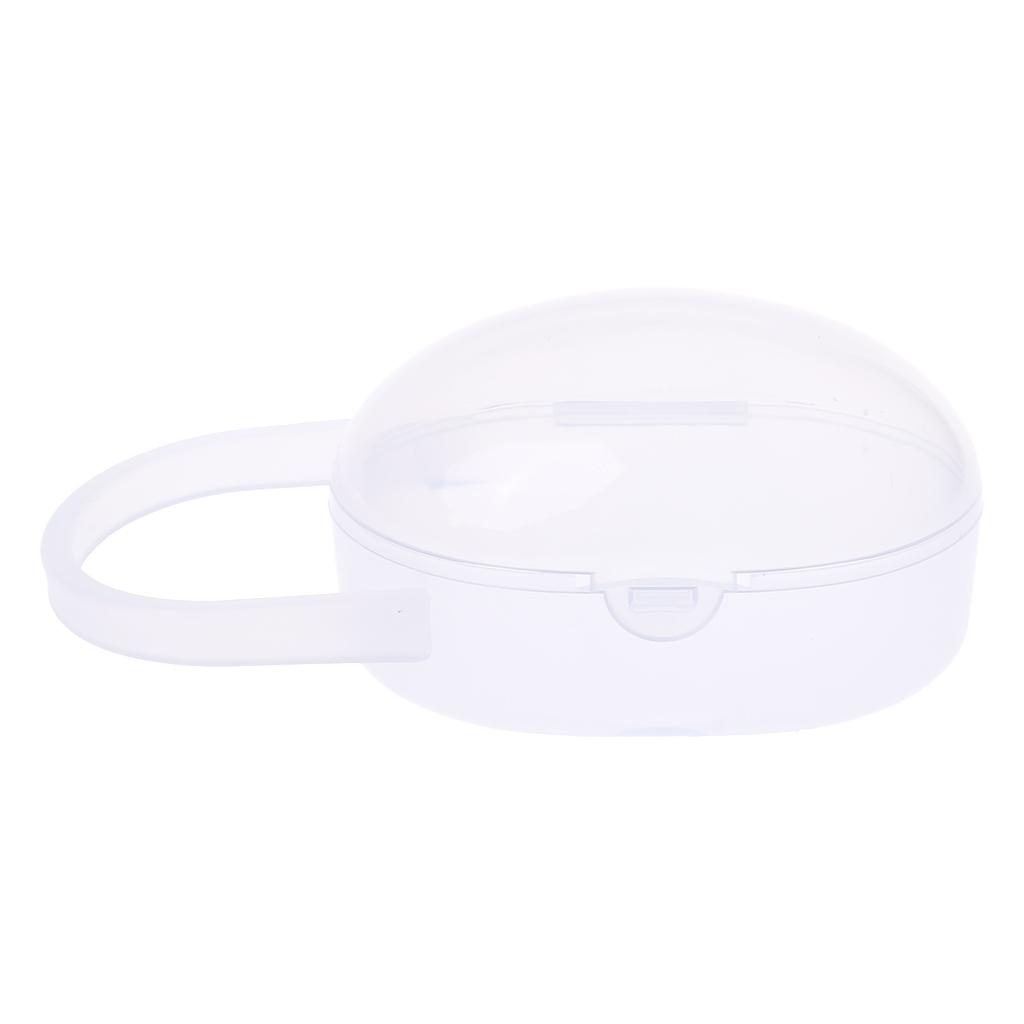 Baby Nipple Container Box Pacifier Case Organizer Transparent Newborn Travel Carrier Nipples Holder
