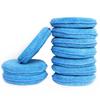 YAARUJEE Car Wash Wax Pack of Microfiber Buffing Pad for Car Car Wash Supplies Sponge, Sponge, 10, 12.5cm Diameter, Round, Washing, Absorbent,