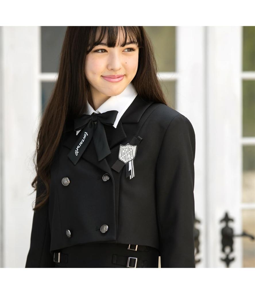 Graduation ceremony elementary school girl formal set including ribbon and 160cm [Arisana] suit, children's clothing, (5-piece jacket, shirt, dress,