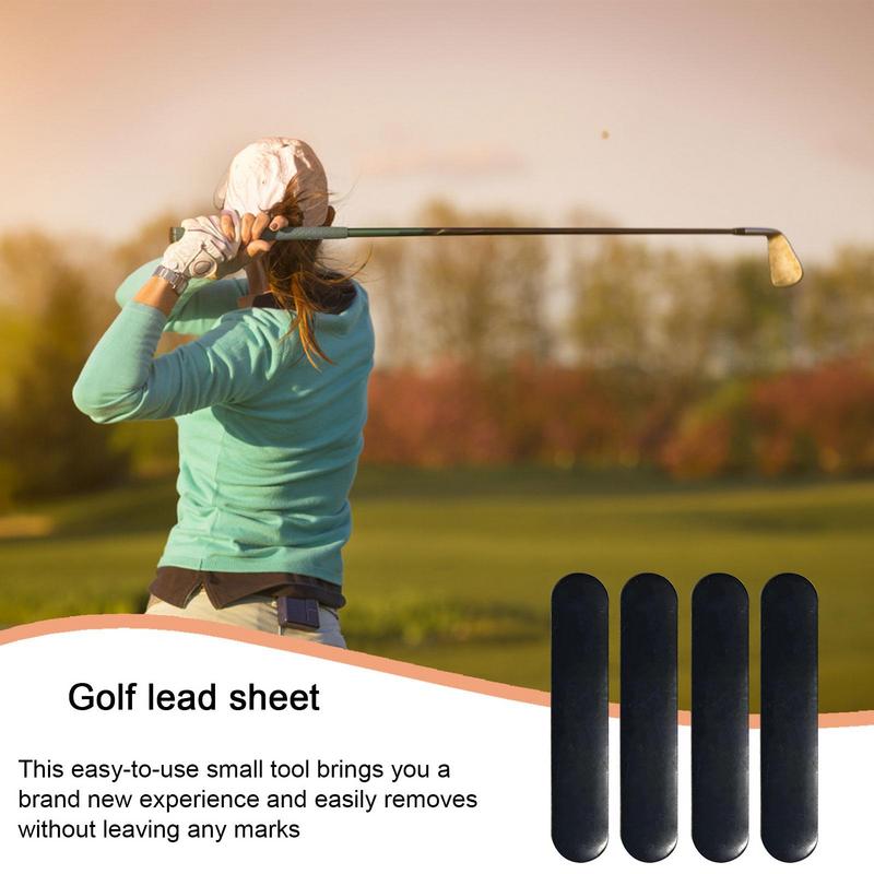 Golfer Adhesive Lead Tape Strips Add Swing Weight To Golf Club Tennis Racket Iron Putter For Driver Iron Putter Tennis Racket