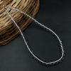 8mm Natural Crystal Gemstone Round Beads Handmade Jewelry Pretty White Stone Necklace 17-20" Gift For Women 8BN-64