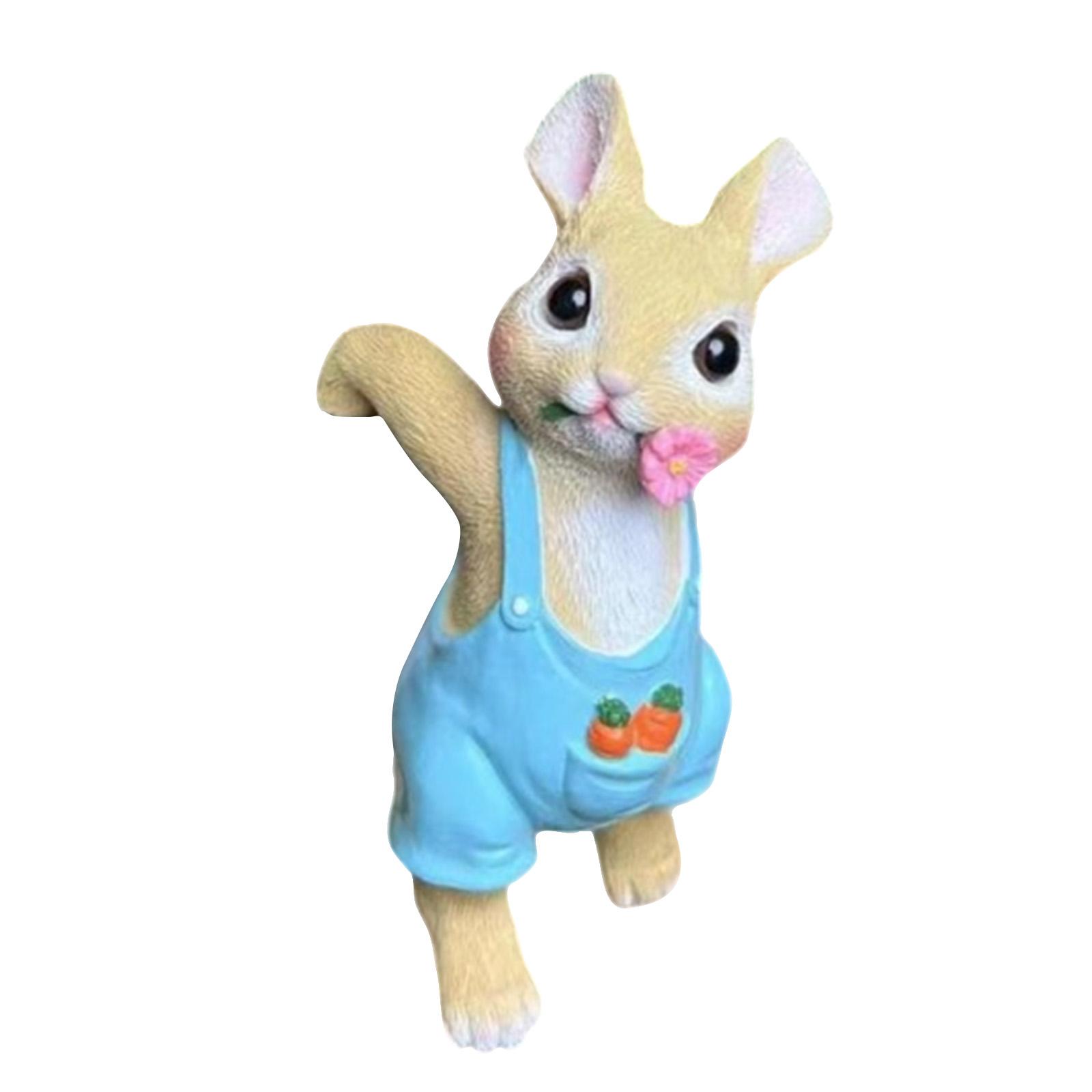 2pc Easter Craft Bunny Ornaments 3.5 Inch For Decorating And Easter Decorations Easter Craft Bunny Ornaments, Easter Decorations