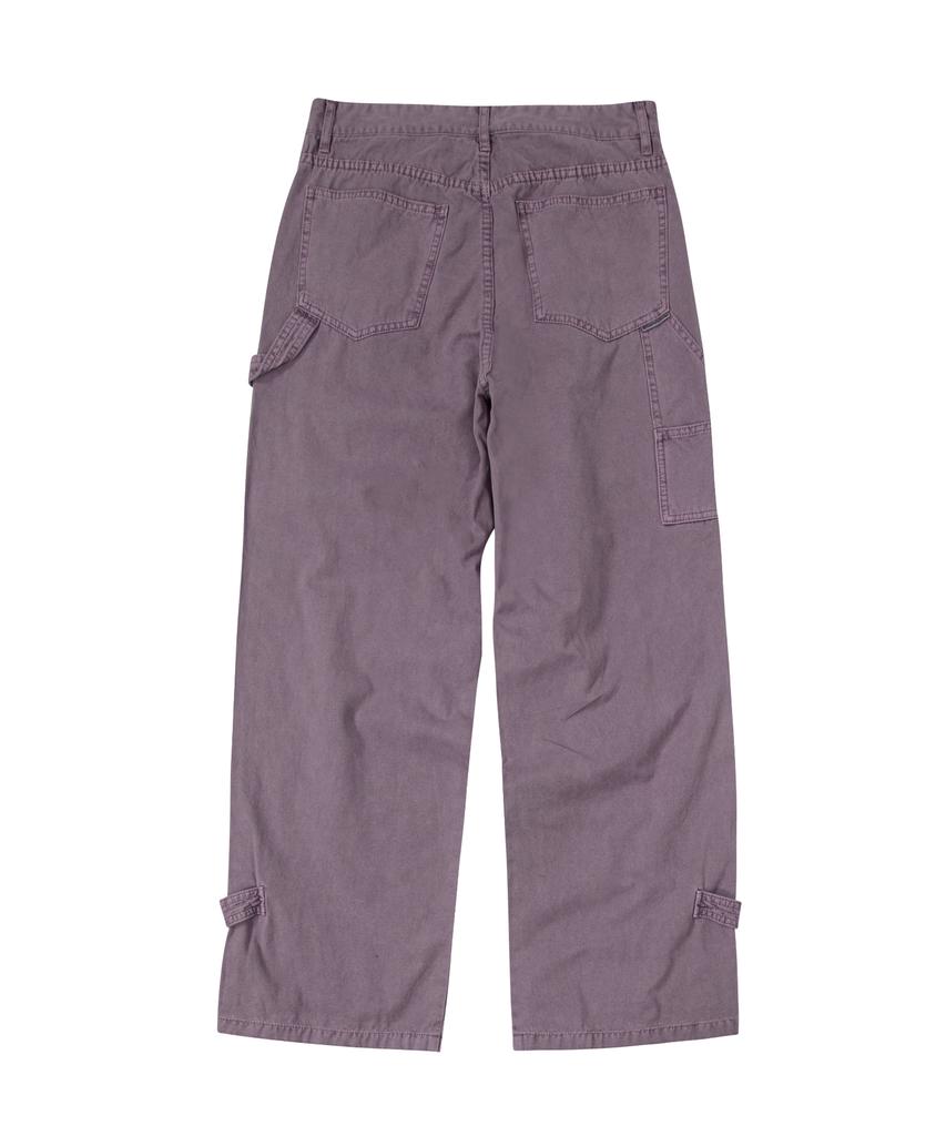 THEVINYLHOUSE Dyed Double Knee Pants Purple (Vh2Dfupa10A)