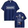 O-Oasis Koszulka Koszulki Brytyjskiego Zespołu Rockowego Męskie Damskie Casualowe Oversize'owe Koszulki Męskie Wysokiej Jakości Bawełniane Koszulki z Krótkim Rękawem