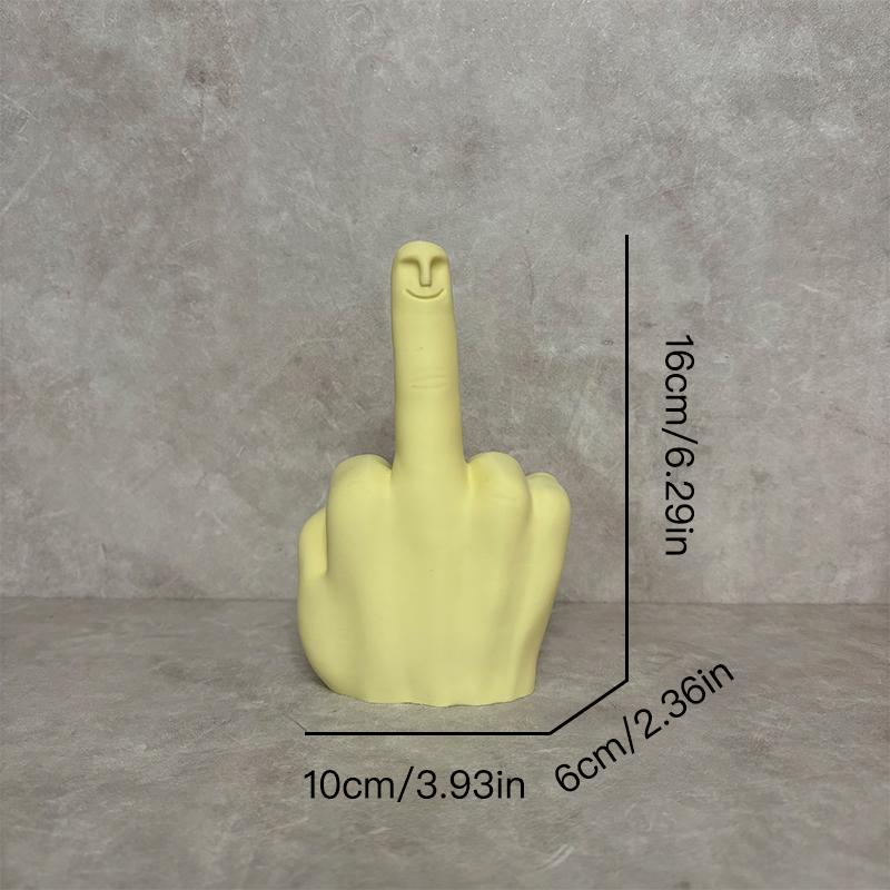 Plastikowa ozdoba na środkowy palec Wystrój domu Nowoczesne rzemiosło artystyczne Dekoracja biurka Kreatywny prezent