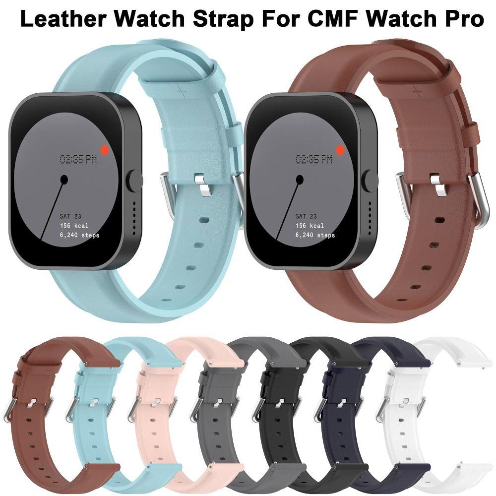 

Ремешок для часов Сменный браслет Мягкий кожаный ремешок для часов CMF Watch Pro