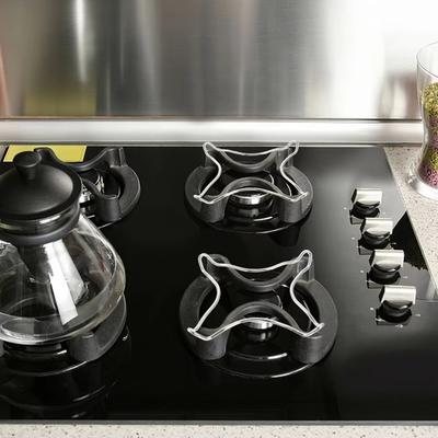 2pcs/Set Stainless Steel Gas Stove Support Stand Trivet Design Iron Material Camping Iron Stove Ring Universal
