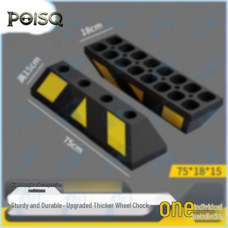 POISQ Garage Wheel Chock and Parking Stopper Collection