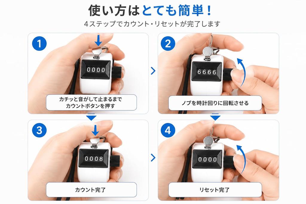 Counter Handheld Counter Count Number of Pieces Lightweight Small Compact
