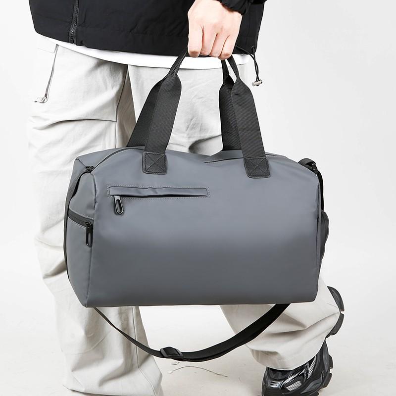Dry and Wet Travel Bag Solid Color Fashionable Versatile Yoga Fitness Sports Bag Short-distance Water-splashing Duffle Bag