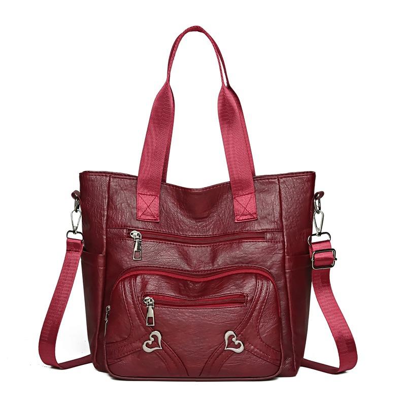 Women's new simple commuter messenger bag large-capacity portable oblique span shoulder bag