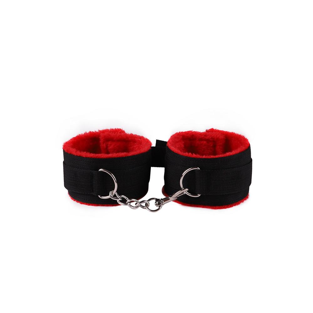Plush Adult Game BDSM Bondage Cuffs Soft Love Handcuffs Sex Ankle Restraint Couple Role Play Adult Intimacy Gift Couple Sex Toy