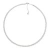 S925 Silver Mother-of-Pearl Pearl Necklace for Women - High-End, Lustrous, Round Beads on Clavicle Chain, Trendy Choker Design.