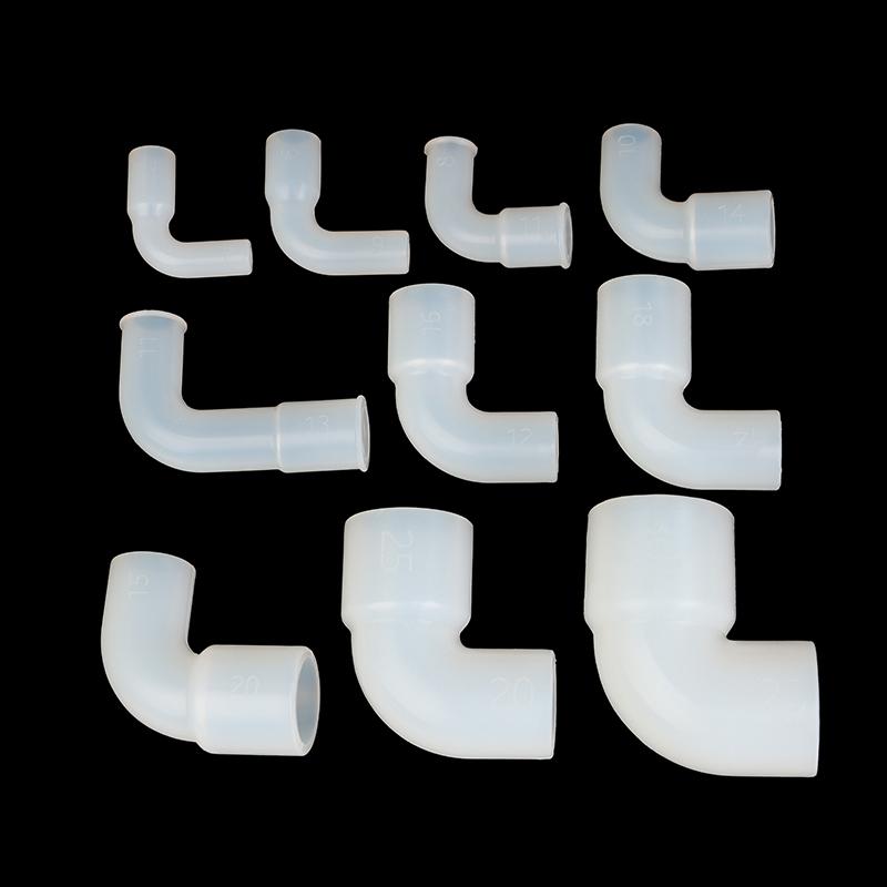 1 Stück Silikonbogen Weich Hart Rohre Verbinder Variabler Durchmesser Elastisch Rechter Winkel Gummi Kupplung Aquarium Bewässerung Garten