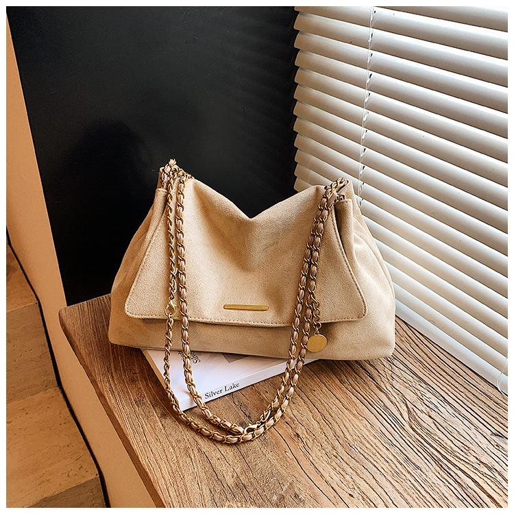 Damska torba na ramię typu tote z łańcuszkiem, duża pojemność, w stylu retro, na rok 2025, marki Melaude