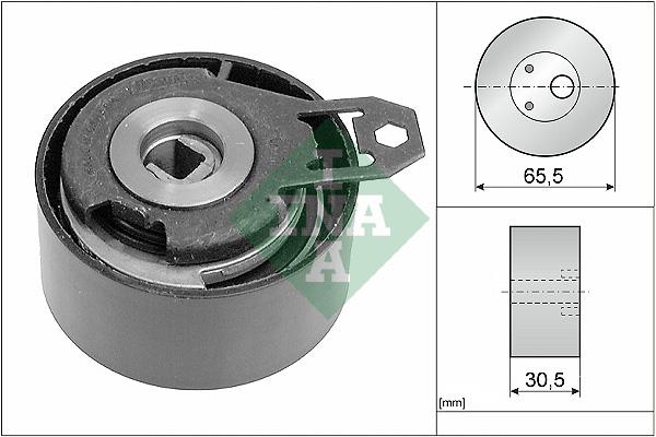 Ina Tensioner Pulley, Timing Belt; Deflection/Guide Pulley, Timing Belt 531 0408 Rozmiar 30