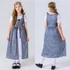 Halloween Children's Court Dark Pattern Two-piece Dress European Medieval Dress Long Dress Parent-child Performance Costume