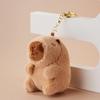 Capybara Plush Pendant & Keychain - Trendy Small Toy Doll for Kids