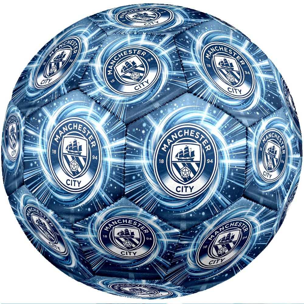 Balón de fútbol temática Manchester City Tamaño 5 Balón de fútbol Tacto Suave Balón de Fútbol Profesional para Entrenamiento Deportivo al Aire Libre