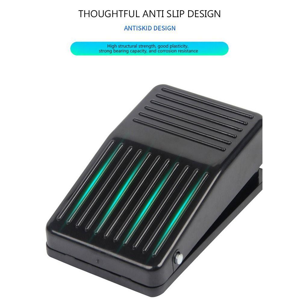 Nonslip Foot Pedal Switch Plastic Momentary Pedal Electrical Equipment Foot Switch  Power Tools