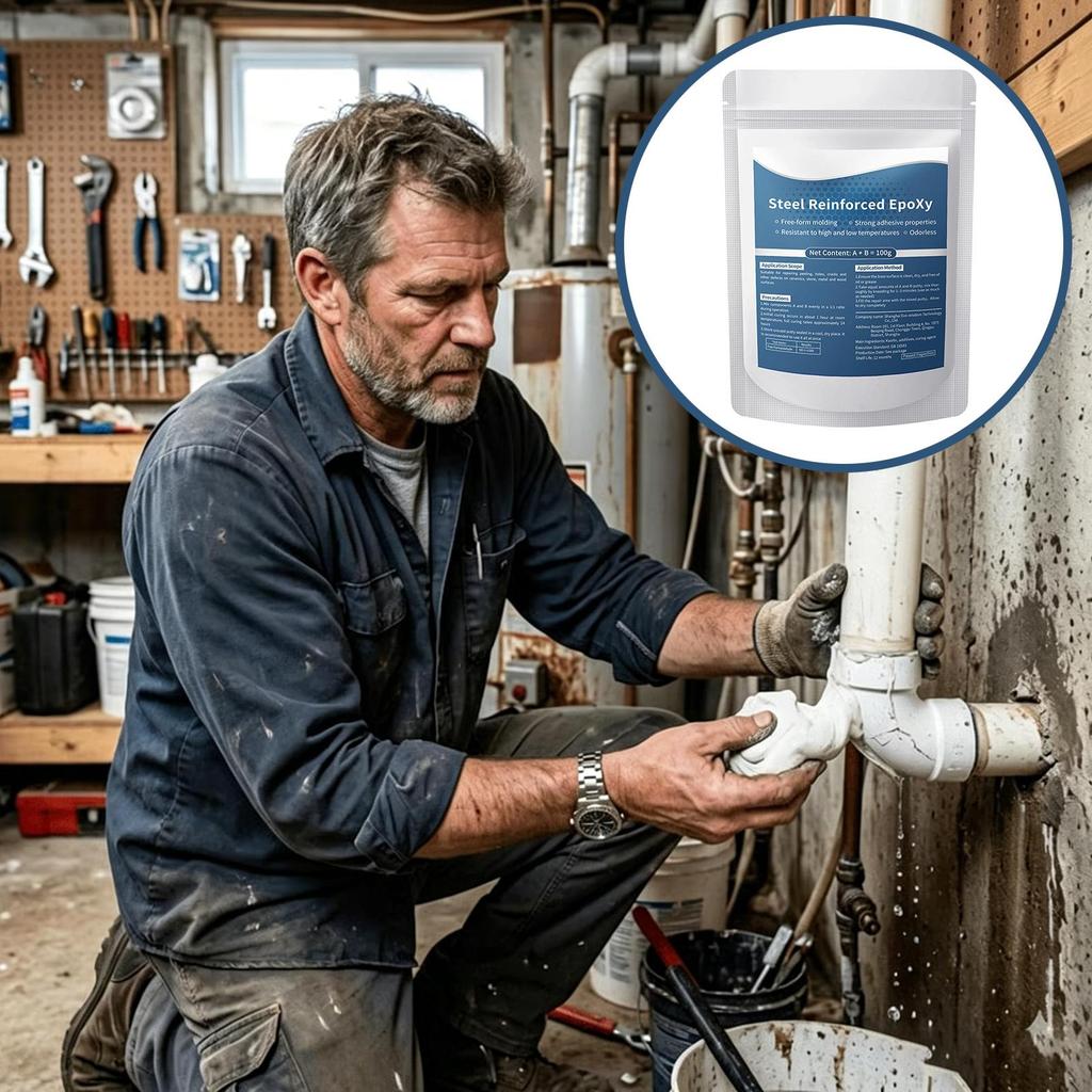 100g Waterproof Heat-Resistant Epoxy Putty, Strong Bonding Repair Clay for Metal & Crafts, Versatile Filler for Home Workshop