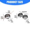 85AD Ergonomic Elevated Dog Bowls With Double Bowl Dog Feeding Station Splash Proof
