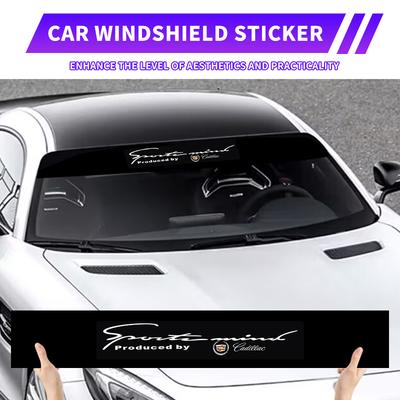 Car Front Window Shade Decorative Sticker for Seville XT4 CT4 CT5 SLR CTS DTS ATS Escalade Exterior Accessories