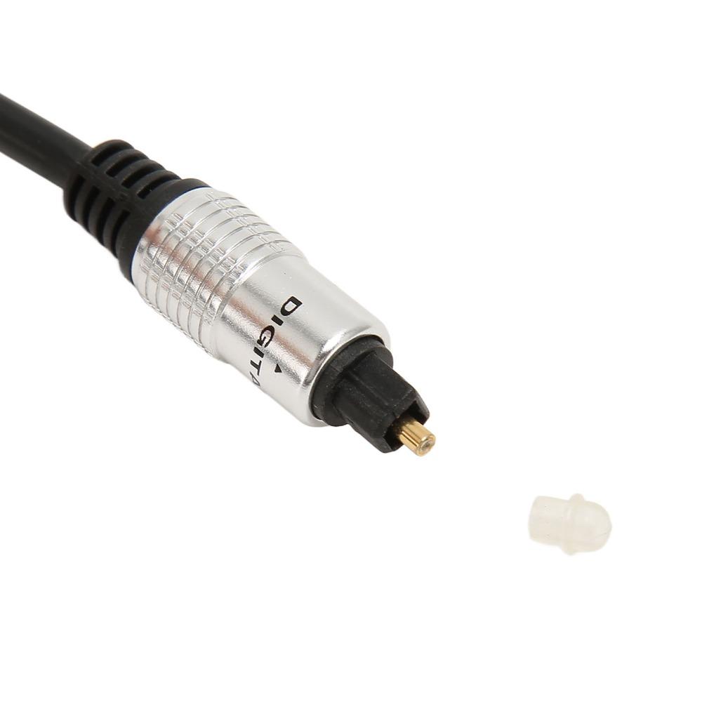 Gold Plated Digital Sound Cable Aluminum Alloy Housing Fiber Optic Cable Digital Audio Devices