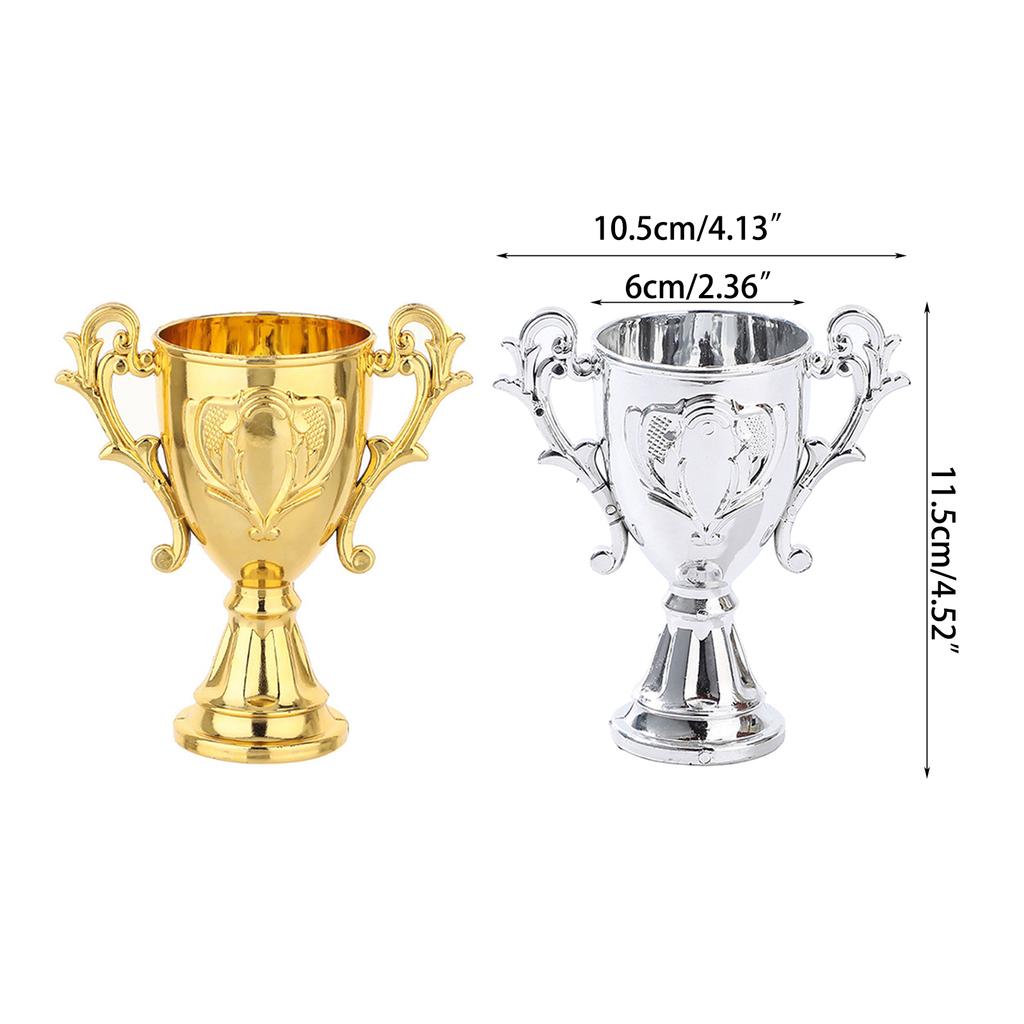 Trophäenbecher, Bonbonschachtel für Sport, Hochzeit, Geburtstag, Party, Bonbonglas, Keksbehälter, Trophäen-Mittelstück, Ornament, 12 Stück