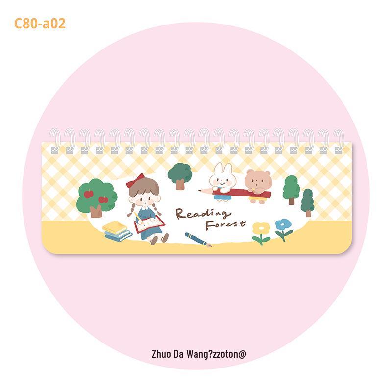 Zhuo Da Wang Weekly Study Plan Notebook - Portable Desktop Scheduler
