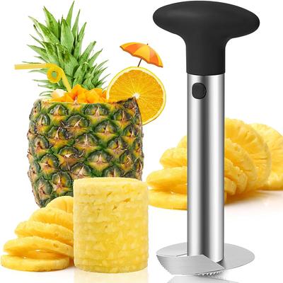 Stainless Steel Pineapple Corer and Slicer Pineapple Silcer Peeler Pineapple Corer Slicer Fruit Cutter Kitchen Gadget Accessorie