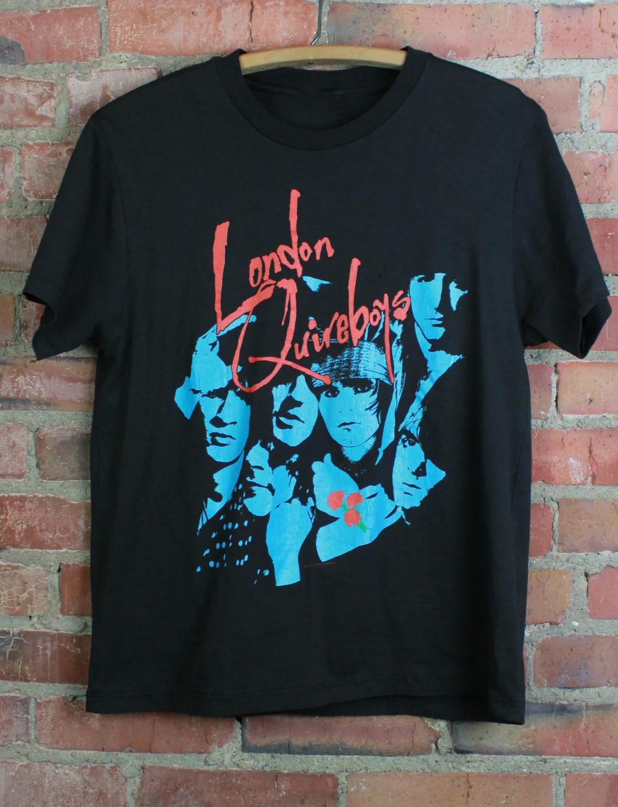 

1990 London Quireboys Concert Heavy Cotton Black S-5XL T Shirt MC683 Unisex T-Shirt XL