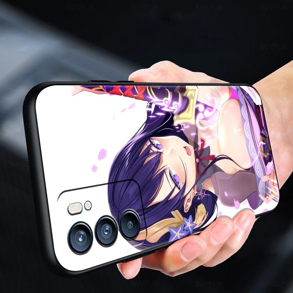 Genshin Impact Sexy Girl Phone Case For Oppo A54 A53 A52 A9 2020 A15 A95 A16 A76 A74 A12 Find X5 Reno7 Reno6 Pro Plus 5G Cover