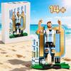 New In Stock Football Superstar Building Blocks Detailed Model Kit Assembled Household Office Decor Toys Birthday Holiday Gifts