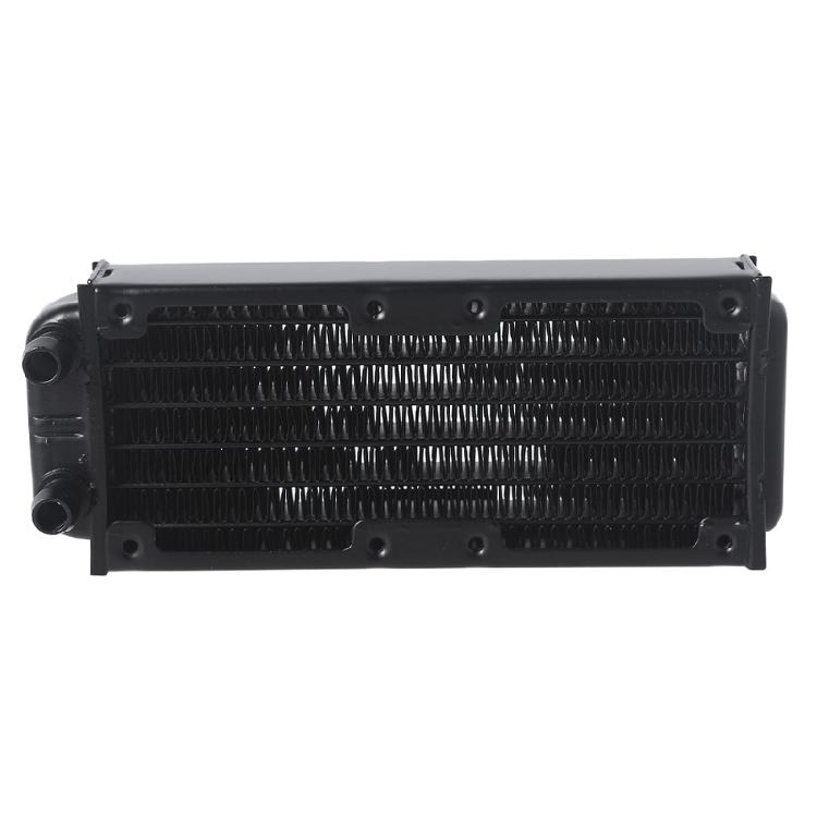 Aluminum Water Cooling Radiator 6 Tubes Heat Exchanger CPU Heatsink Cooler Fast Heat Dissipation for PC Computer