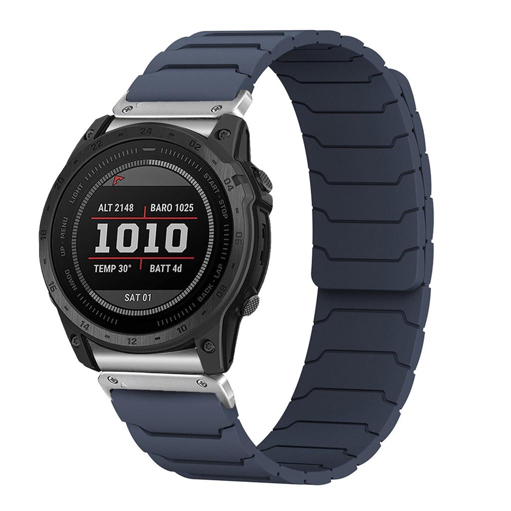 22/26mm Two tone magnetic strap for Garmin Fenix 8 7 7X PRO 6X 3 3hr 6x PRO silicone band for garmin watch smartwatch bracelet